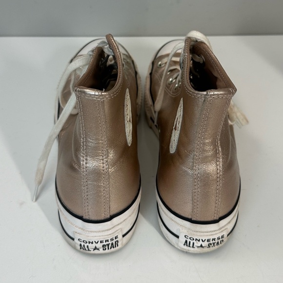 Converse CTAS Metallic Lift Platform Hi Sneakers Size 9 - Picture 9 of 15